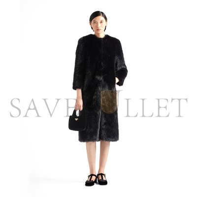 PRADA VELVET MINI HANDBAG 1BA410 (16*14*7.5cm) 